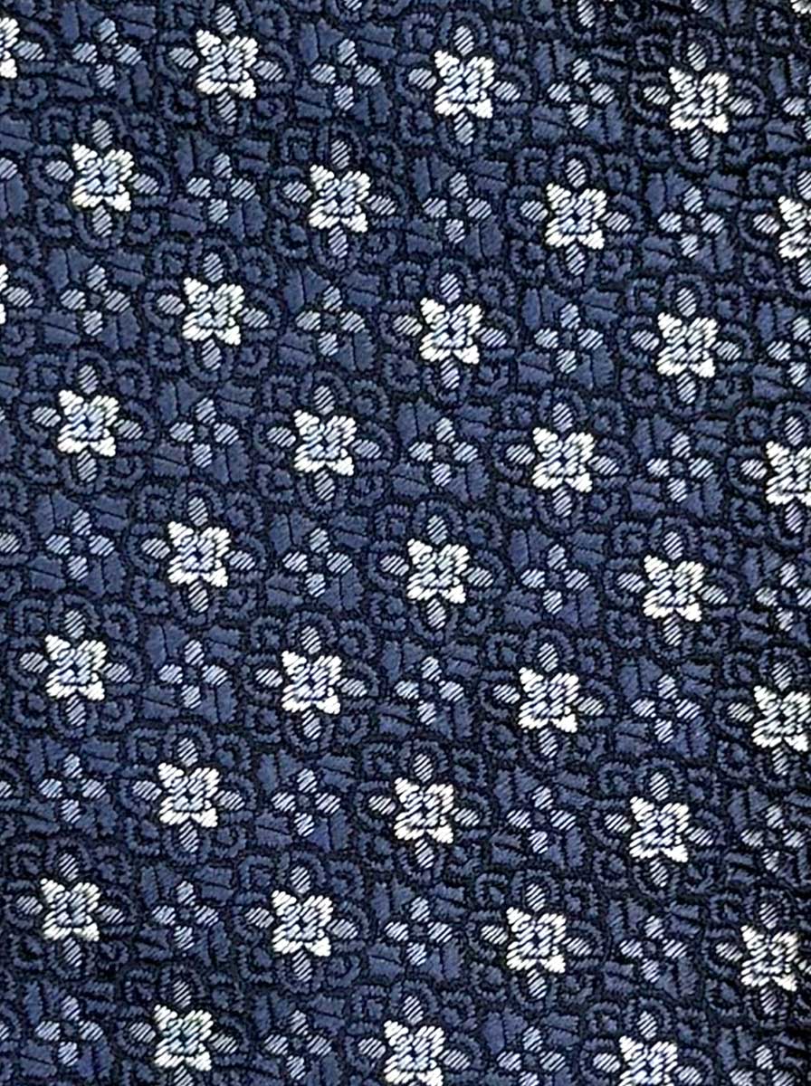 Canali Ties Canali - Medallion Woven Blue Tie