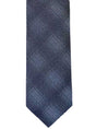 Canali Ties Canali - Overlaying Check Woven Blue Tie