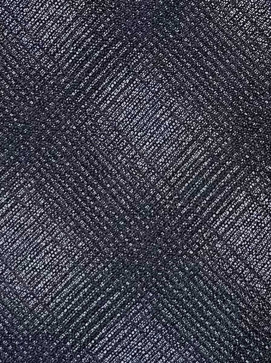 Canali Ties Canali - Overlaying Check Woven Grey Tie