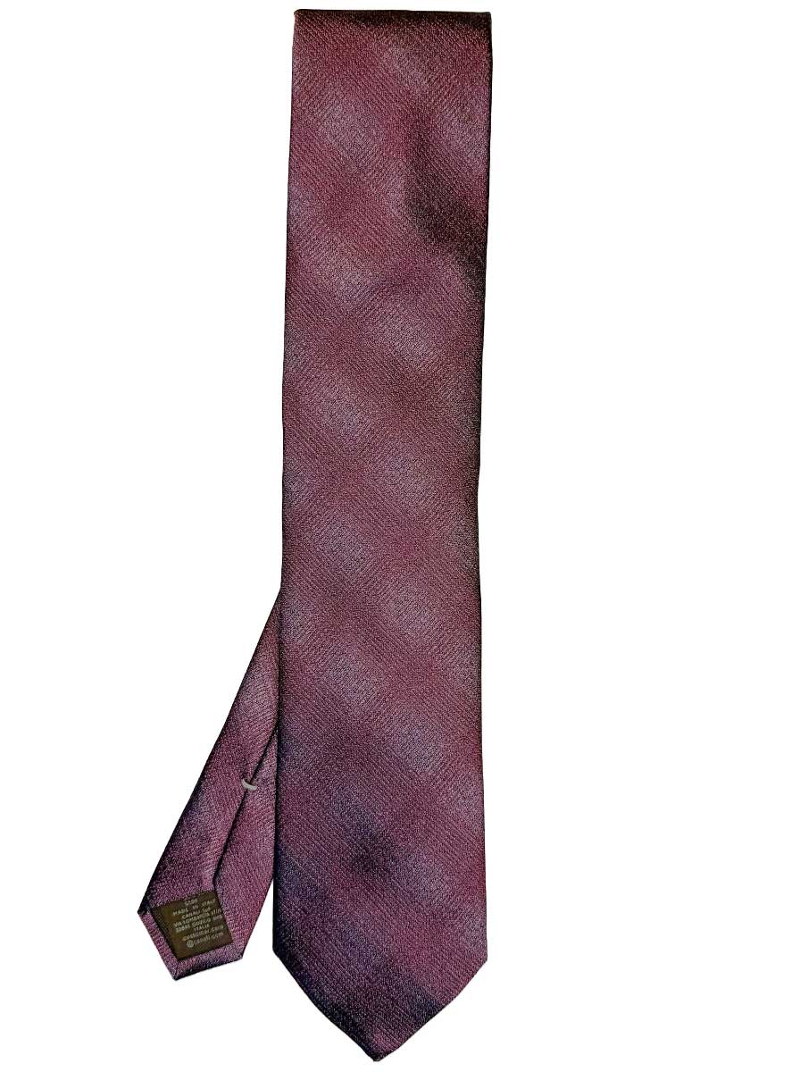 Canali Ties Canali - Overlaying Check Woven Pink Tie