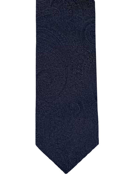 Canali Ties Canali Paisley Woven Navy Tie