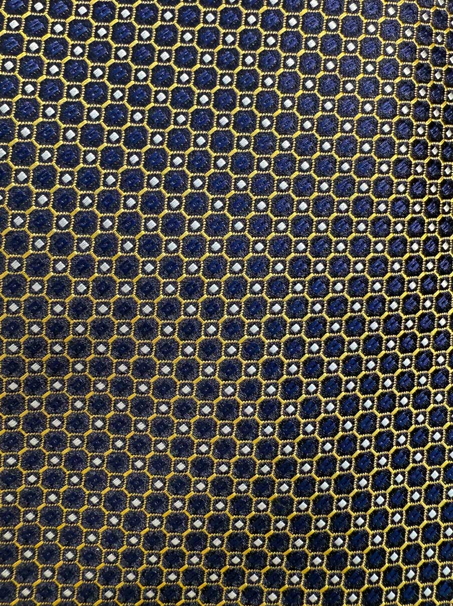 Canali Ties Canali - Tie - Micro Check With Spot Navy