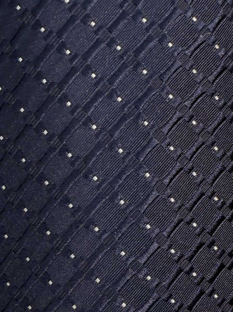 Canali Ties Canali - Tie - Textured Micro Spot Navy