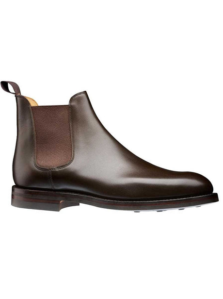Crockett & Jones Shoes & Boots Crockett & Jones - Chelsea 5 Dark Brown Wax Calf