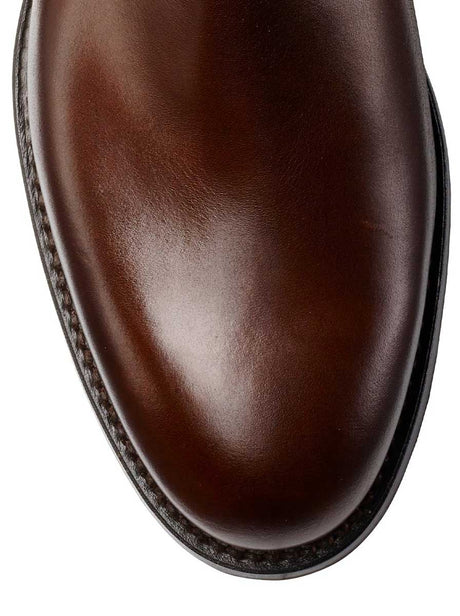 Crockett & Jones Shoes & Boots Crockett & Jones - Chelsea 5 Dark Brown Wax Calf