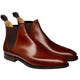 Crockett & Jones Shoes & Boots Crockett & Jones - Chelsea 8 Chestnut Burnished Calf Boot