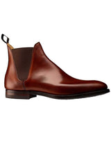 Crockett & Jones Shoes & Boots Crockett & Jones - Chelsea 8 Chestnut Burnished Calf Boot