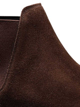 Crockett & Jones Shoes & Boots Crockett & Jones - Chelsea 8 Dark Brown Suede Boot