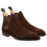 Crockett & Jones Shoes & Boots Crockett & Jones - Chelsea 8 Dark Brown Suede Boot