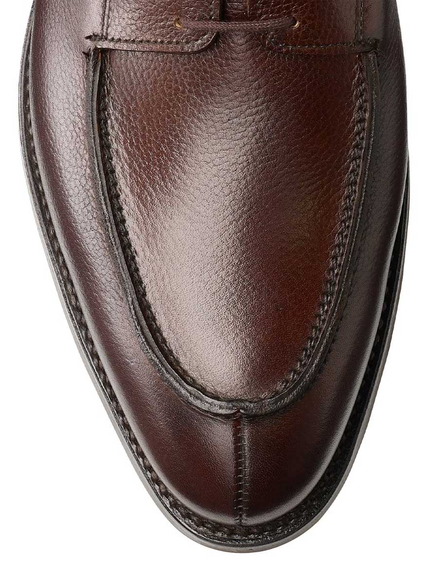 Crockett & Jones Shoes & Boots Crockett & Jones - Hardwick Dark Brown Pebble Grain