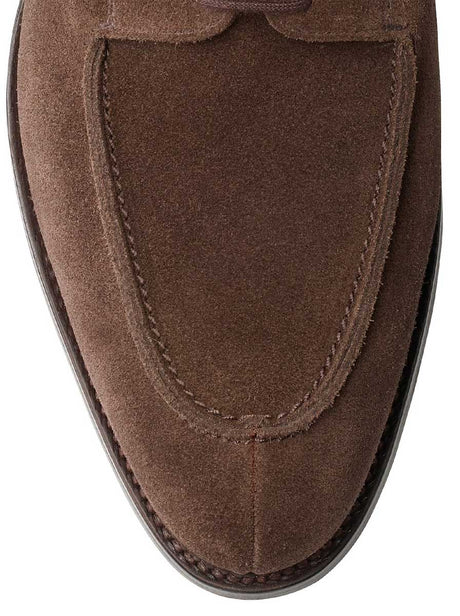 Crockett & Jones Shoes & Boots Crockett & Jones - Hardwick Dark Brown Suede Shoe
