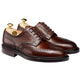 Crockett & Jones Shoes & Boots Crockett & Jones - Pembroke Dark Brown Scotch Grain Shoe