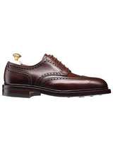 Crockett & Jones Shoes & Boots Crockett & Jones - Pembroke Dark Brown Scotch Grain Shoe