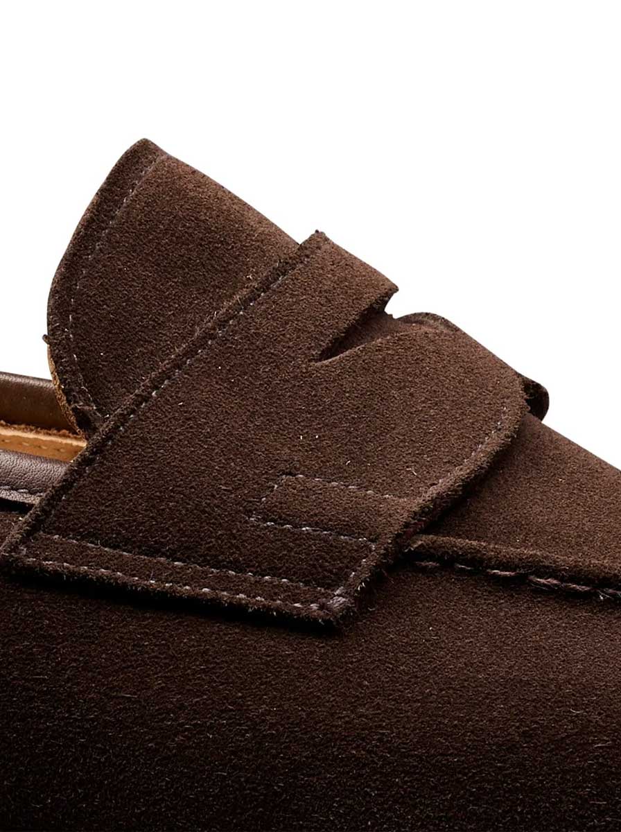 Crockett & Jones - Sydney Dark Brown Suede Shoe – Andrew Gardner