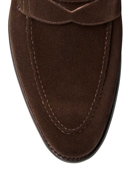 Crockett & Jones Shoes & Boots Crockett & Jones - Sydney Dark Brown Suede Shoe