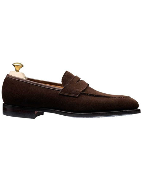 Crockett & Jones Shoes & Boots Crockett & Jones - Sydney Dark Brown Suede Shoe