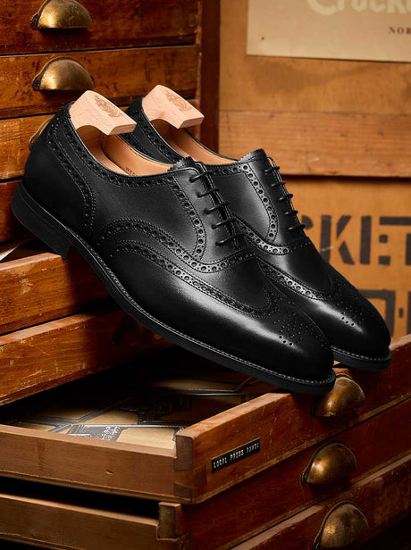 Crockett & Jones Shoes & Boots Crockett & Jones - Westgate 2 Black Calf Shoe