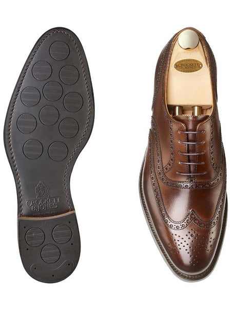 Crockett & Jones Shoes & Boots Crockett & Jones - Westgate 2 Dark Brown Burnished Calf Shoe