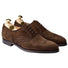 Crockett & Jones Shoes & Boots Crockett & Jones - Westgate 2 Dark Brown Calf Suede Shoe