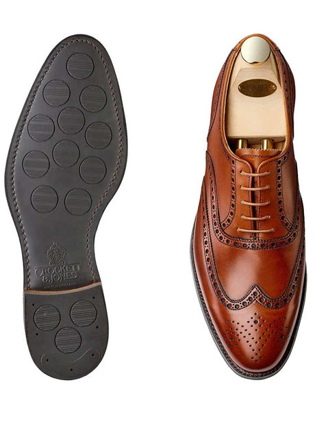 Crockett & Jones Shoes & Boots Crockett & Jones - Westgate 2 Tan Burnished Calf Shoe