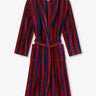 Derek Rose Robe Derek Rose - Terry Cotton Striped Bathrobe