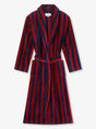 Derek Rose Robe Derek Rose - Terry Cotton Striped Bathrobe