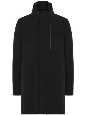 Duno Coats Duno - Blake Technical 2-Layer Bi-Stretch Black Coat