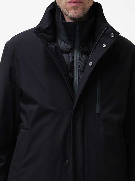 Duno Coats Duno - Blake Technical 2-Layer Bi-Stretch Navy Coat