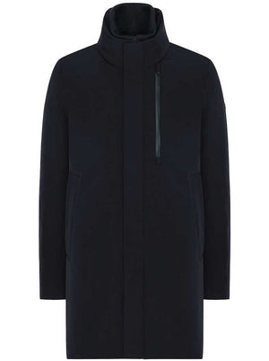 Duno Coats Duno - Blake Technical 2-Layer Bi-Stretch Navy Coat