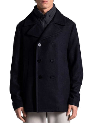 Duno Coats Duno - Harper Double Breasted Wool Pea-Coat