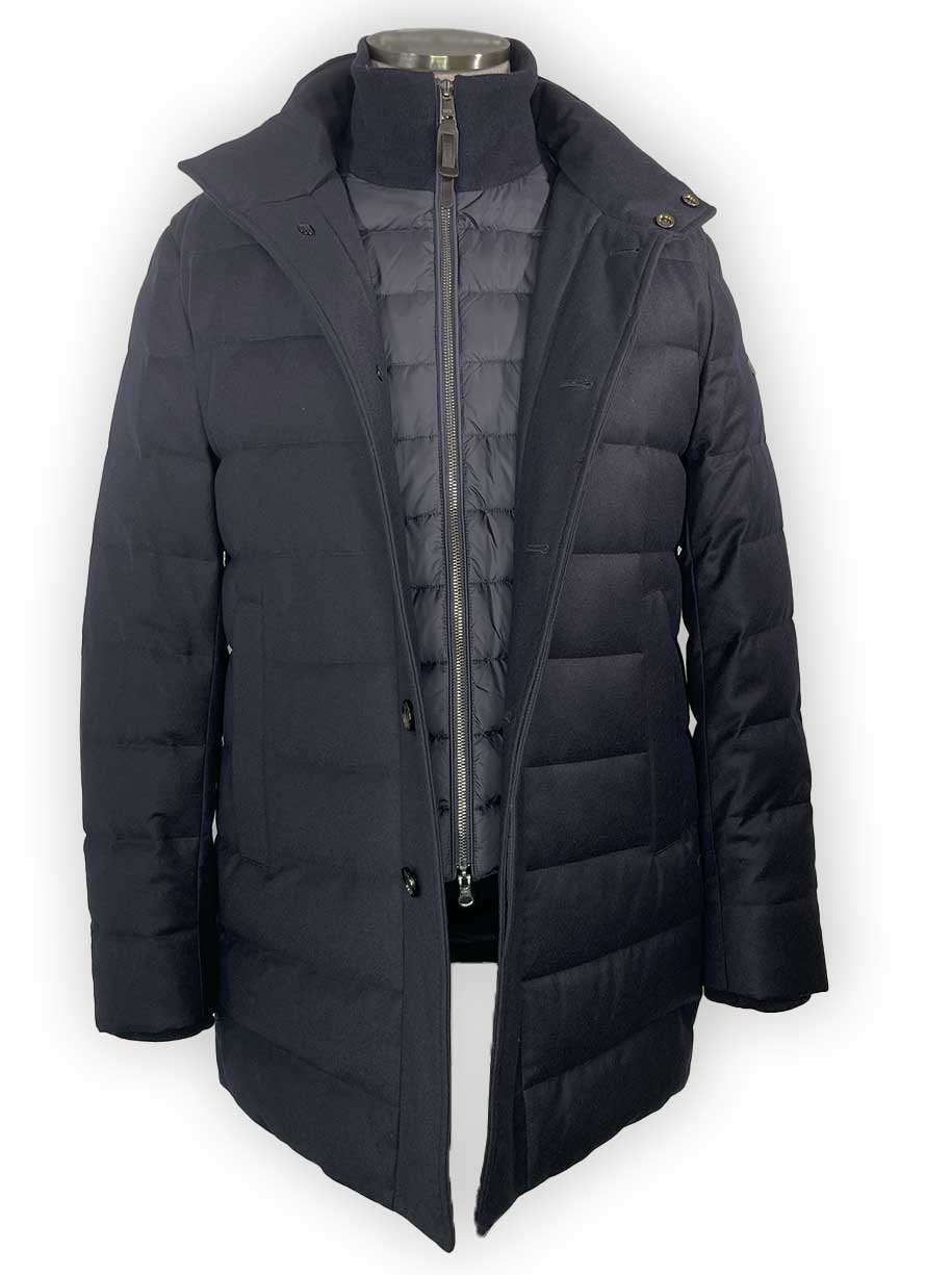 Duno Coats Duno -  Loro Piana® Quilted Wool Coat