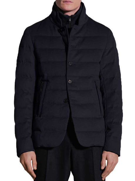 Duno Coats Duno - Master T Wool Quilted Blazer Style Jacket