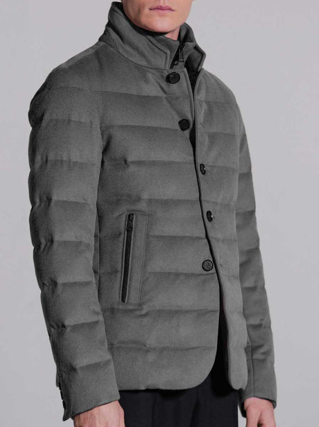 Duno Coats Duno - Outerwear - Master T Wool Quilted Blazer Style Jacket
