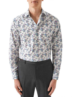 Eton Shirts Copy of Eton - Floral Print Shirt