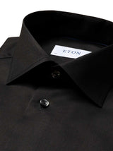 Eton Shirts Eton - Black Signature Twill Shirt