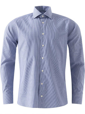 Eton Shirts Eton - Blue Fine Check Shirt