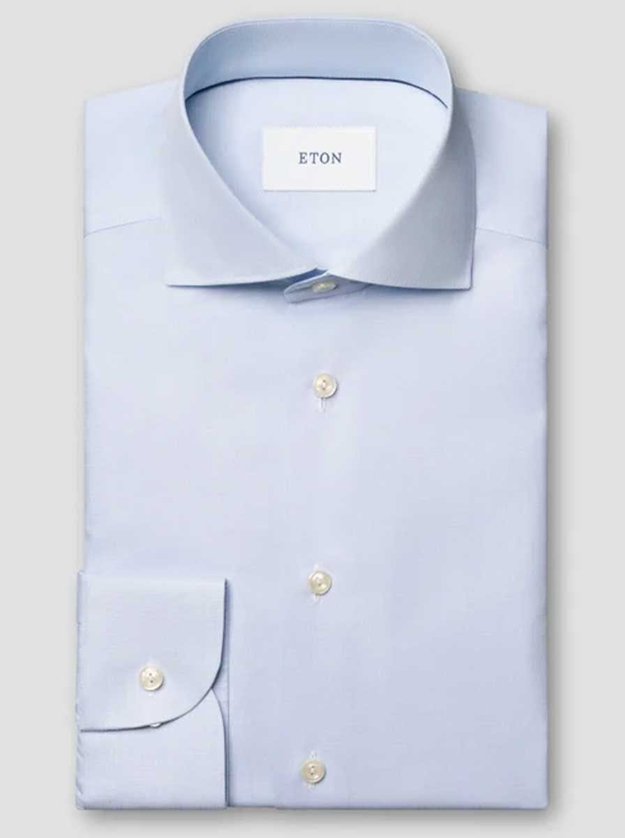 Eton Shirts Eton - Breeze End on End Light Blue Shirt 126-9