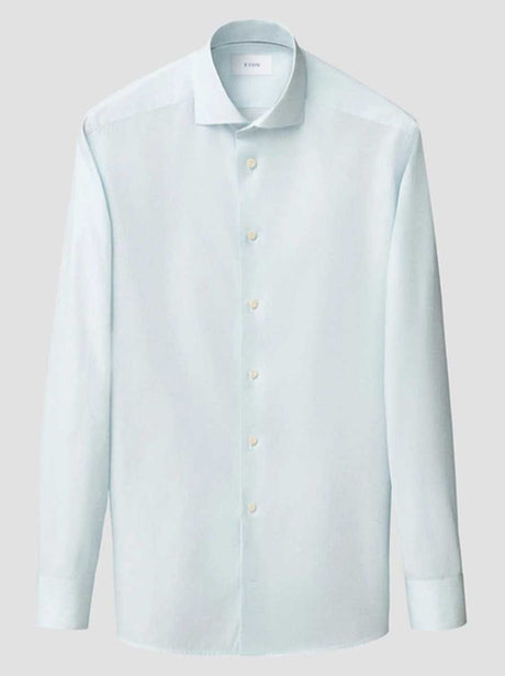 Eton Shirts Eton - Breeze End on End Mint Shirt