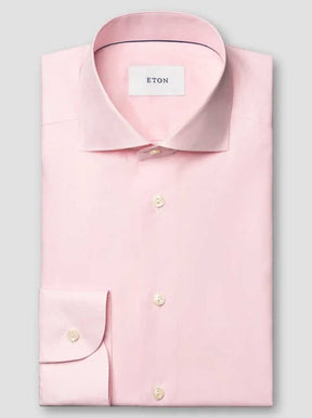 Eton Shirts Eton - Breeze End on End Pink Shirt