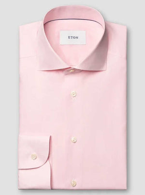 Eton Shirts Eton - Breeze End on End Pink Shirt