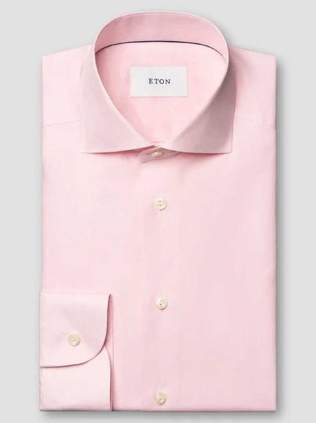 Eton Shirts Eton - Breeze End on End Pink Shirt