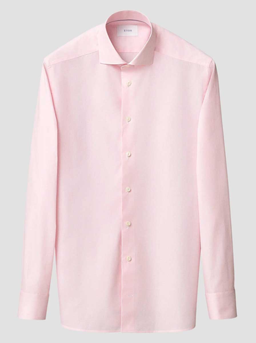 Eton Shirts Eton - Breeze End on End Pink Shirt