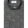 Eton Shirts Eton - Brown Motif Print Signature Twill Shirt