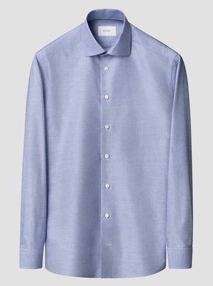 Eton Shirts Eton - End on End Signature Twill Blue Shirt