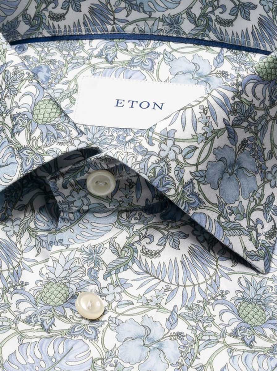 Eton Shirts Eton - Floral Signture Twill Shirt