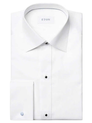 Eton Shirts Eton - Fine Plissé White Dress Shirt
