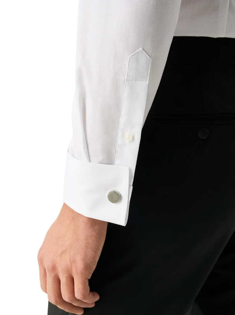Eton Shirts Eton - Fine Plissé White Dress Shirt