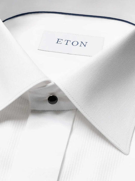 Eton Shirts Eton - Fine Plissé White Dress Shirt