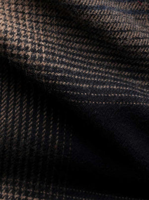 Eton Shirts Eton - Flannel Brown Plaid Shirt