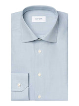 Eton Shirts Eton - Light Green Fine Check Shirt